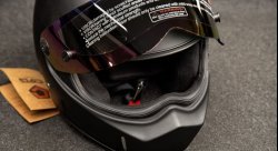 Шлем гоночный SIMPSON STYLE, размер M (57-58см), черный