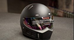 Шлем гоночный SIMPSON STYLE, размер M (57-58см), черный