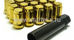 Комплект колесных гаек ST911145SD/Gd - золотой хром