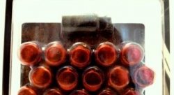 Комплект колесных гаек ST401444HT/RD - красный хром