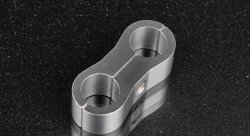 Разделитель шлангов 12,7мм, алюминиевый AN4