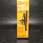 Печенье Sunyoung "Палочки шоколадные с миндалем (Almond Choco Stick) 54 гр.