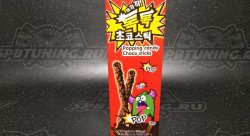 Печенье Sunyoung "Палочки шоколадные с взрывающейся карамелью" (Popping candy) 54 гр.