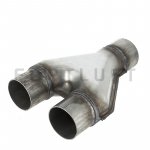 Патрубок выхлопной системы Y-pipe 63 - 57/57 * 205 мм нержавеющая сталь