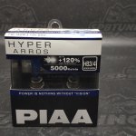 Галогеновые лампы PIAA HB3/HB4 HYPER ARROS (5000K) HE-929(2шт.)