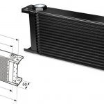 Радиатор масляный 10 рядов; 330 mm ширина; ProLine STD (M22x1,5 выход) Setrab, 50-610-7612