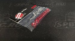 Шайбы декоративные Password JDM- красные 10шт.к.