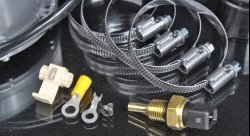 Электро-помпа системы охлаждения 150 л/мин универсальная + LCD контроллер, 12V с установочным комплектом DAVIES CRAIG