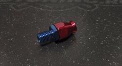 Адаптер M10*1.25 - шланг AN4 тефлон