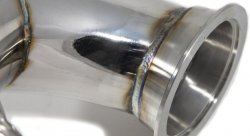 Приемная труба (даунпайп) VW-DP-0222 BLACKROCK LAB VAG 1.8,2.0 TSI MQB передний привод