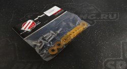 Шайбы декоративные Password JDM - золотые 10шт.к.