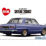 Сборная модель Aoshima  Nissan Skyline 2000GT GC10' 71