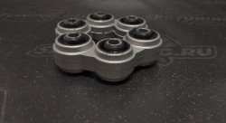 Муфта эластичная ВАЗ-2101-2107,2123 УСИЛЕННАЯ В АЛЮМИНИЕВОМ КОРПУСЕ