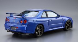 Сборная модель Aoshima Nissan BNR34 Skyline GT-R V-Spec II '02