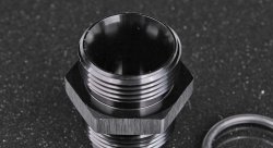 Фитинг переходник AN16 - ORB16 с резиновым кольцом