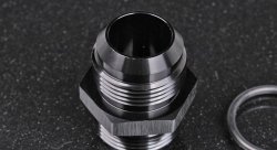 Фитинг переходник AN16 - ORB16 с резиновым кольцом