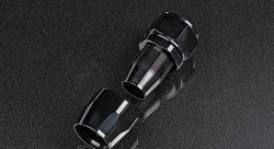 Фитинг AN20 под шланг AN, черный