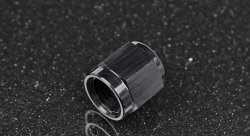Фитинг гайка AN4 под алюминиевую трубку 1,4", черный