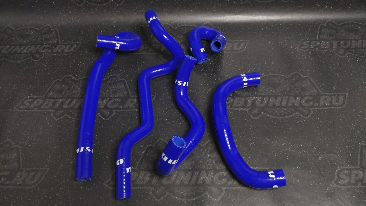 Патрубки системы охлаждения Nissan GTR33/34 4 шт - синие
