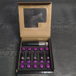 Комплект кованных гаек Drinty Racing Nuts М12х1.5 , фиолетовый