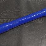 Шланг силиконовый гофрированный L300мм D34 синий