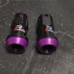 Комплект кованных гаек Drinty Racing Nuts М12х1.25 , фиолетовый