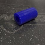 Заглушка силиконовая синяя/черная 16mm