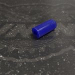 Заглушка силиконовая синяя/черная 4mm