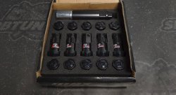 Комплект кованных гаек Drinty Racing Nuts М12х1.5 черные