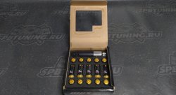 Комплект кованных гаек Drinty Racing Nuts М12х1.5 золотистый