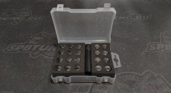 Комплект Гаек колесных M12X1,25 Дымчатый хром, высота 33мм, 12 луч 911144SM20