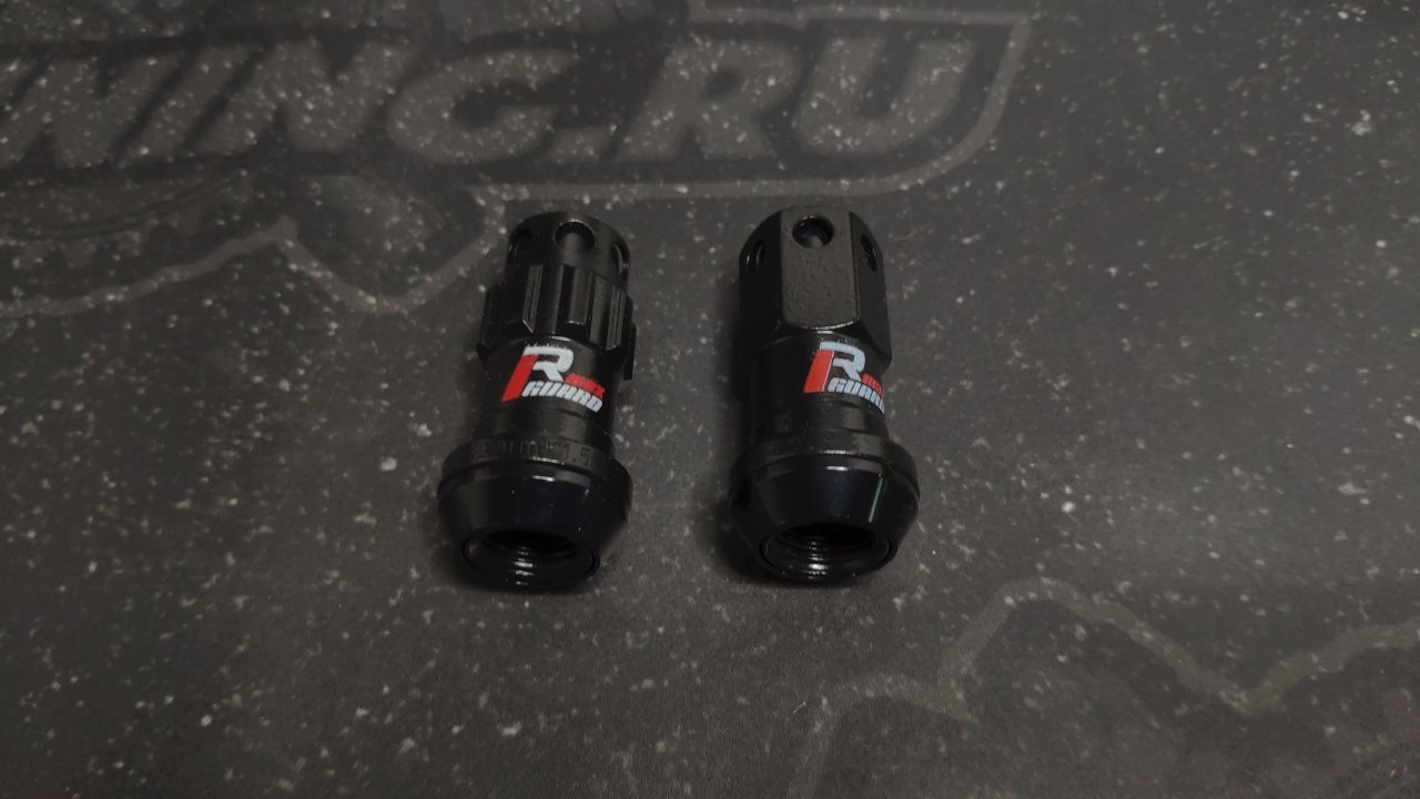 Комплект кованных гаек Drinty Racing Nuts М12х1.25 черные