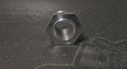 Фитинг AN20 приварной под ключ алюминиевый