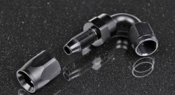 Фитинг AN6 120 градусов под шланг AN