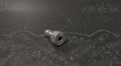 Адаптер П PUSH FIT AN4 (6,3мм) - приварной, алюминий, BLACKROCK LAB