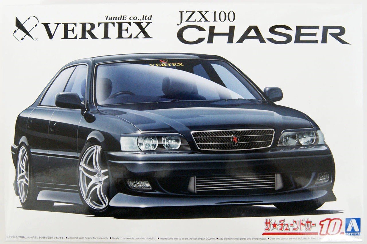 Сборная модель  Aoshima TOYOTA CHASER JZX100 TOURERV VERTEX `98