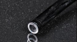 Трубка алюминиевая для фитинга AN6, наружный диаметр - 9,5 мм, внутренний - 7,5 мм, анодированный черный