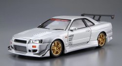 Сборная модель Aoshima C-WEST BNR34 Skyline GT-R 2002