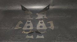 Вварные пластины усиления заднего подрамника для Nissan Silvia S14 S15 Tuningtoys