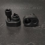 Проставки для переноса рулевой рейки Nissan S13, S14, S15, R32, R33, R34