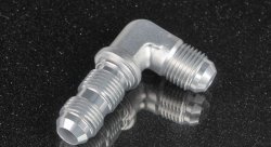 Фитинг в перегородку AN6 90 градусов 