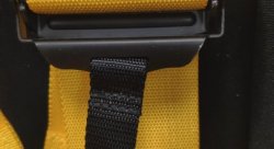 Ремни безопасности QSP Pro-Plus 6-ти точечные, желтые, с омологацией