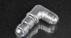 Фитинг в перегородку AN8 90 градусов