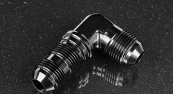 Фитинг в перегородку AN8 90 градусов