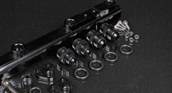 Топливная рейка Toyota 2JZ, черная AB88