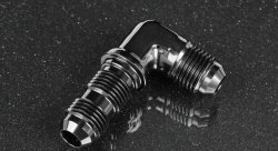 Фитинг в перегородку AN6 90 градусов 