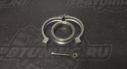 V-band хомут с фланцем 44мм tial style (с проточкой) вход