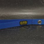 QSP ручка-стропа для дверей (200х20мм, отверстие 8мм) синяя