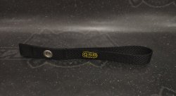 QSP ручка-стропа для дверей (200х20мм, отверстие 8мм) черная