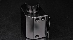 Маслоуловитель 1 литр, алюминиевый, черный